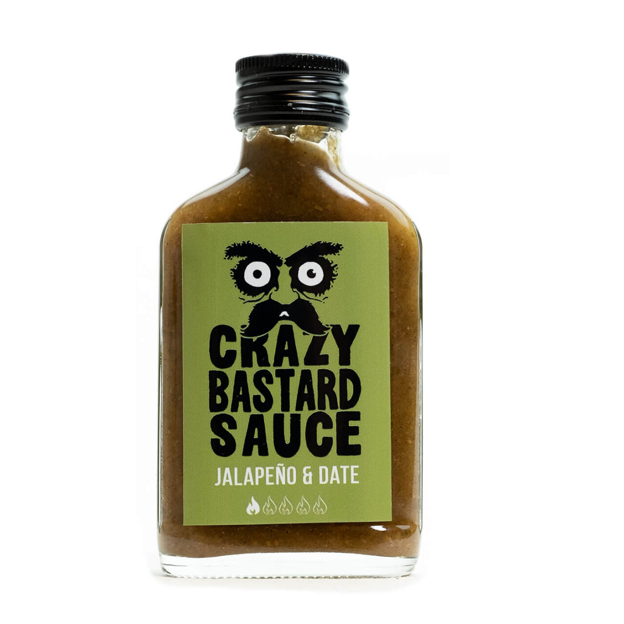 Crazy Bastard Jalapeño & Dadel hot sauce Heatsupply