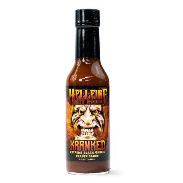 hellfire kranked hot sauce uit Hot Ones