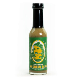 Shaquanda's mx green sass mild hot sauce