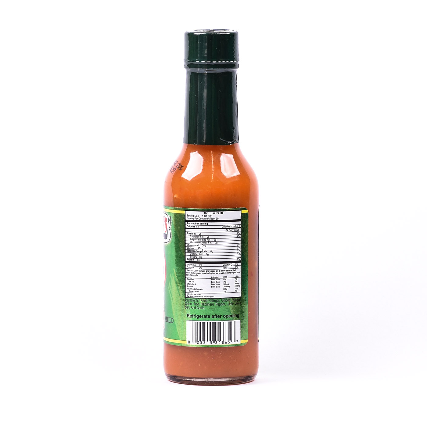Marie Sharp's Mild Habanero Pepper Sauce Heatsupply