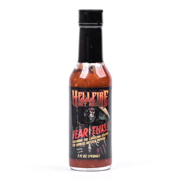 hot sauce gemaakt met carolina reaper pepers