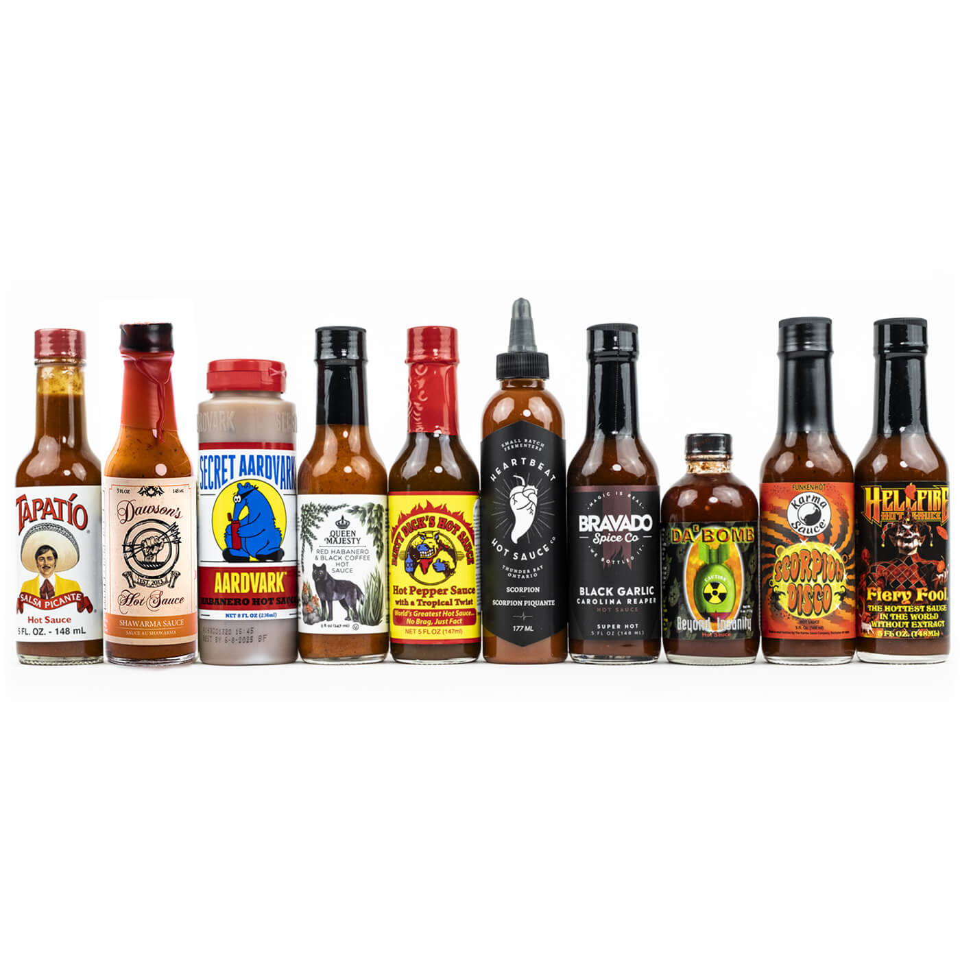The Hot Ones Challenge (10 hot sauces) Heatsupply
