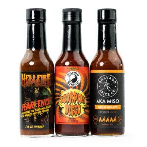 extremely hot hot sauces box