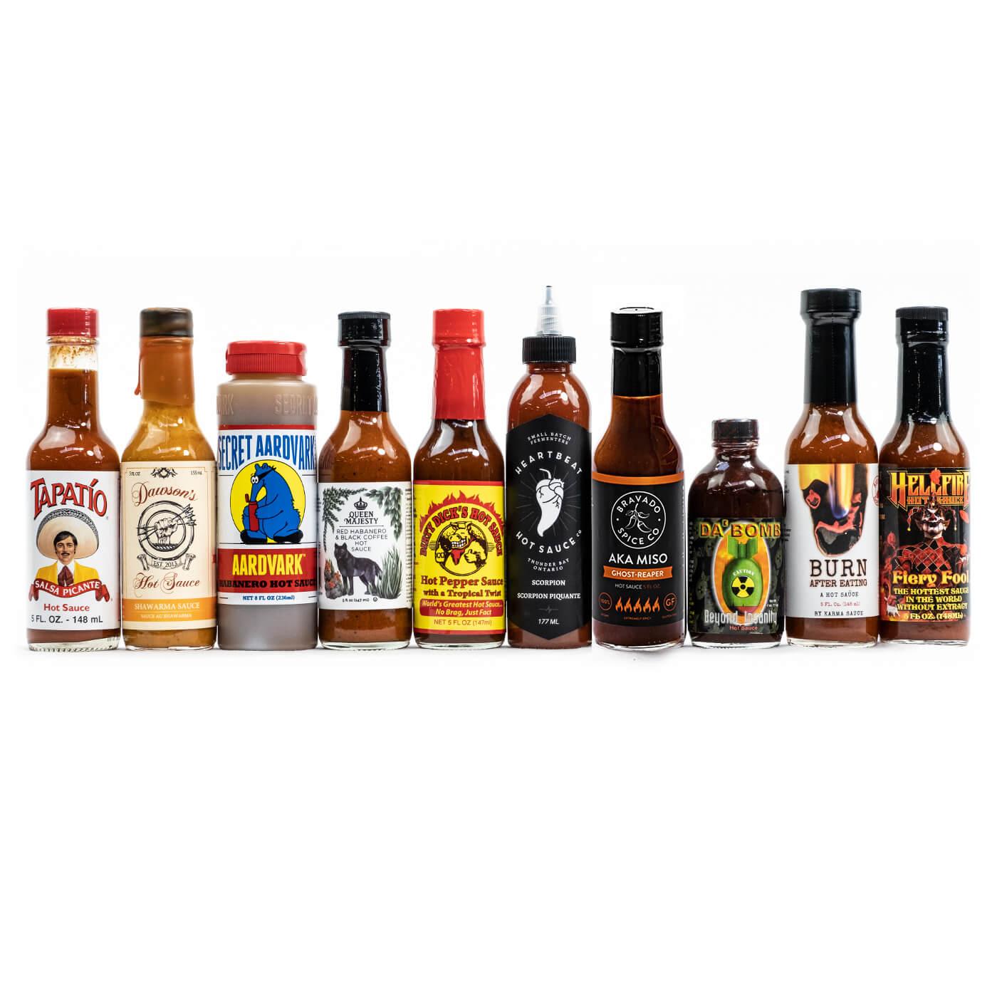 The Hot Ones Challenge (10 hot sauces) Heatsupply