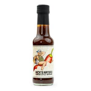 nick's hatsas officiële eten met nick hot sauce in samenwerking met Heatsupply