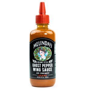 Melinda's Ghost Pepper wing sauce chicken wing saus