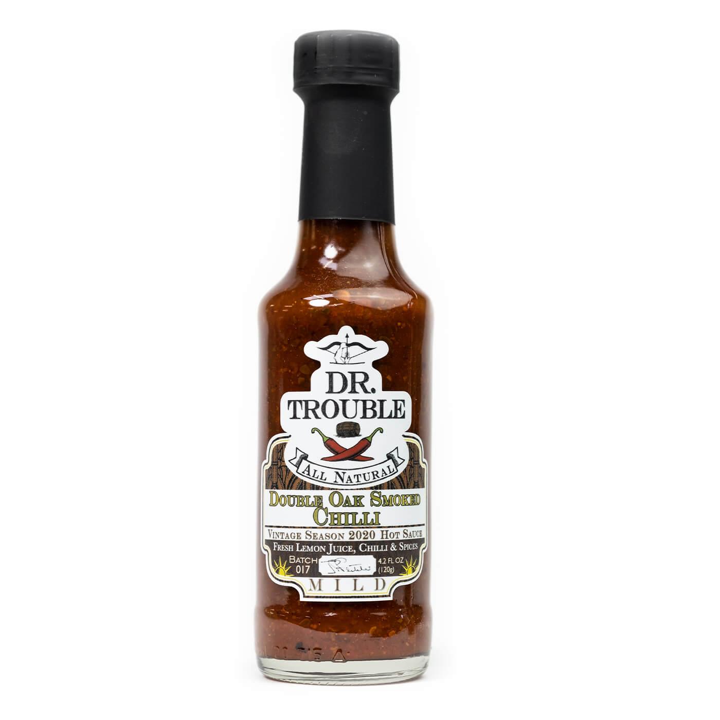 Dr Trouble Double Oak Smoked hot sauce