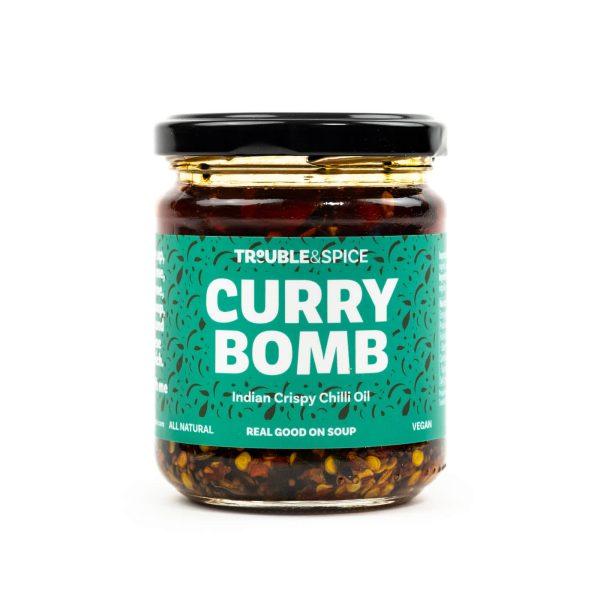 Trouble & Spice Curry Bomb Indian Crispy Chilli Oil