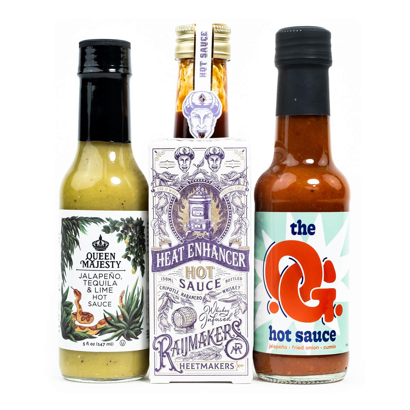 Hot sauce proefpakket Nacho's & Taco's Heatsupply