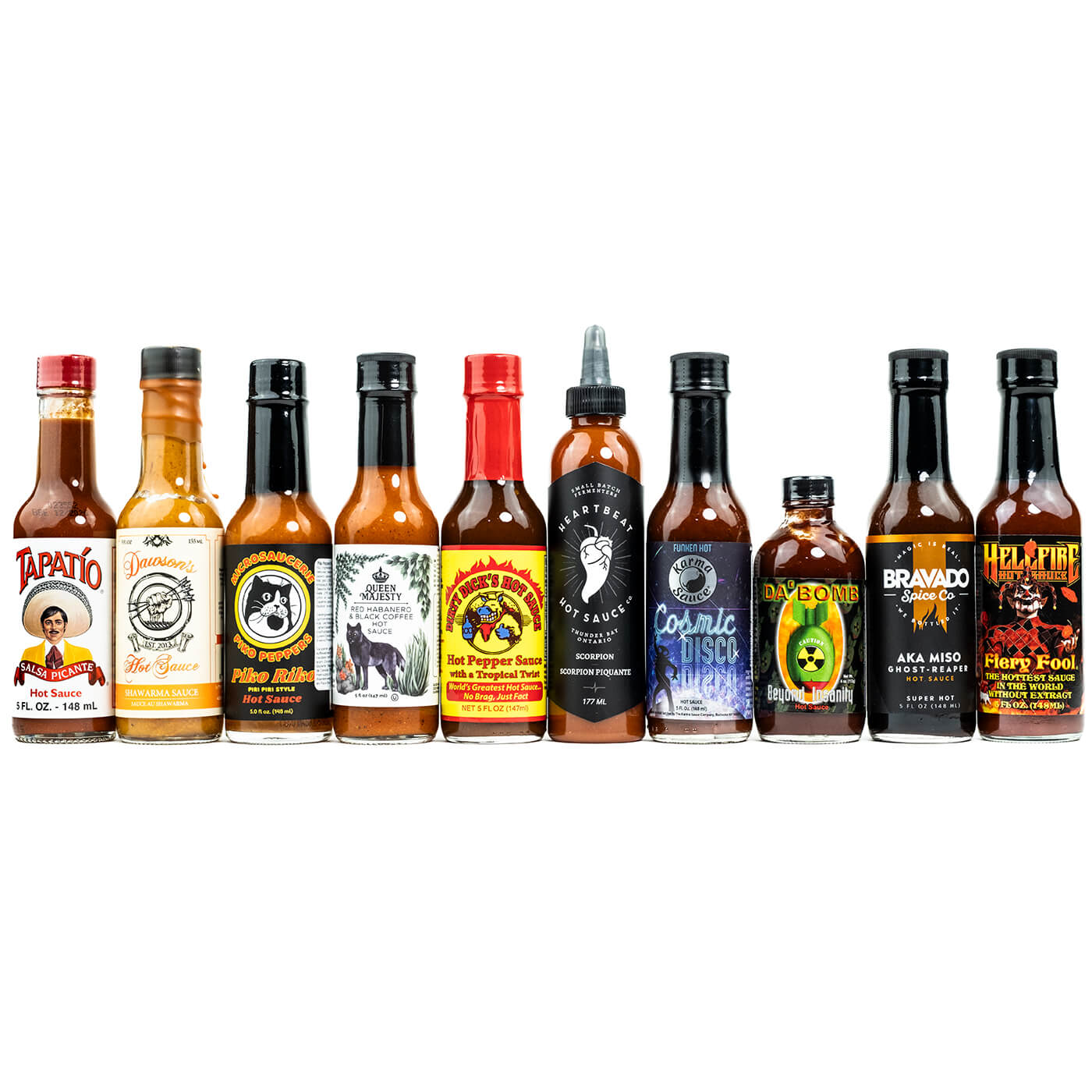 The Hot Ones Challenge (10 hot sauces) Heatsupply