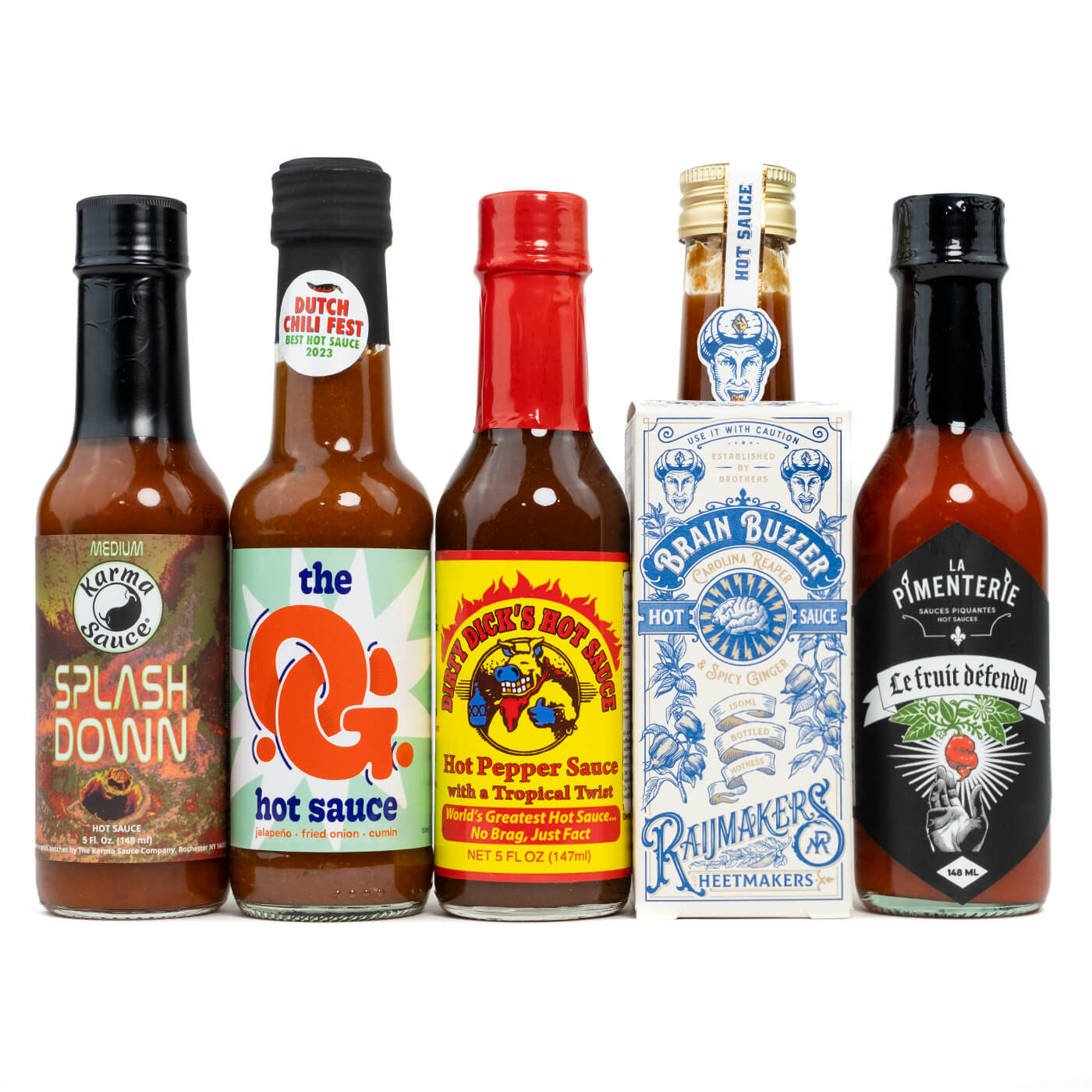 Hot sauce proefpakket Mixed Heat Heatsupply