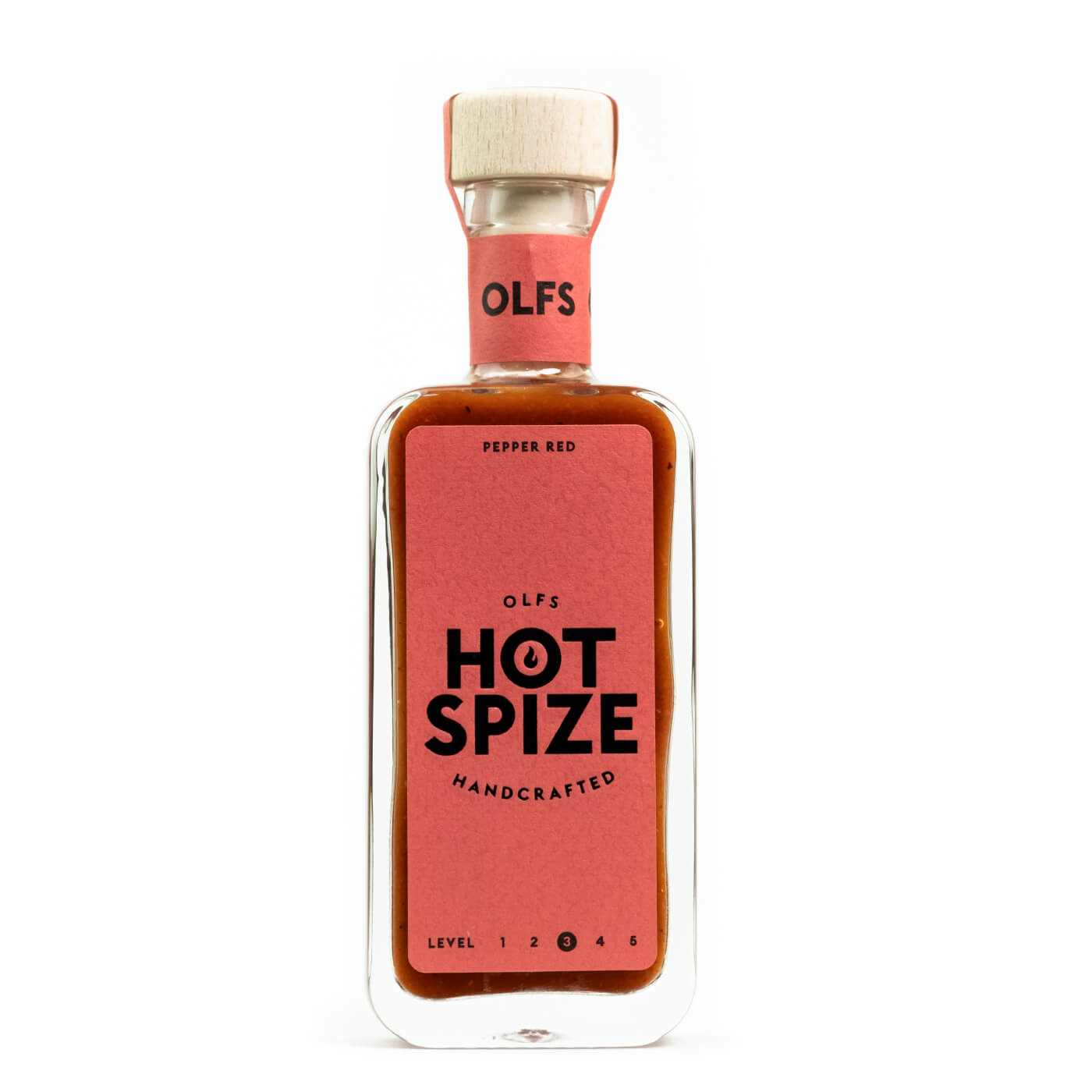 Olfs Hot Spize Pepper Red Hot Sauce