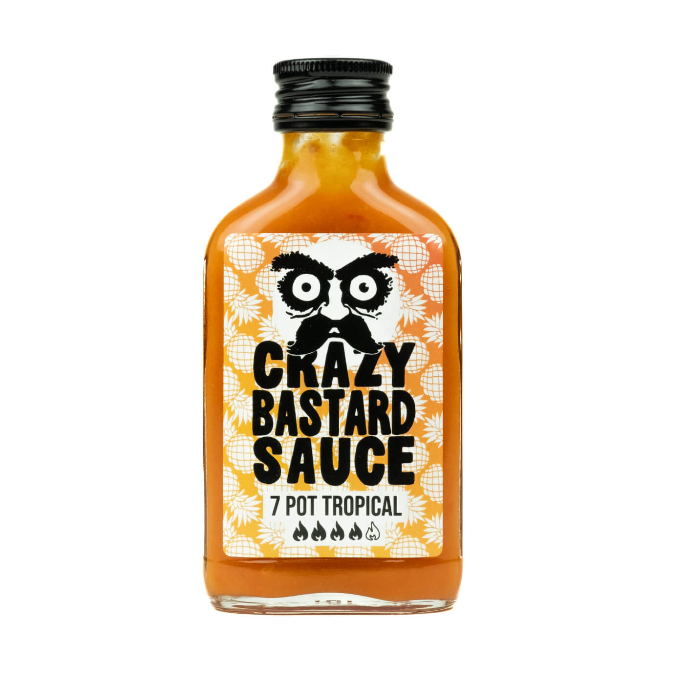 Crazy Bastard 7 Pot Tropical Hot Sauce - Heatsupply