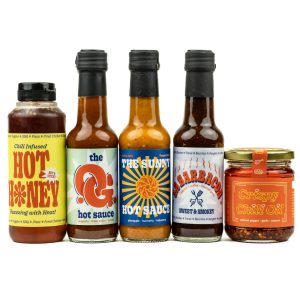 the heatsupply pack the og the sunny la barbacoa hot honey crispy chili oil