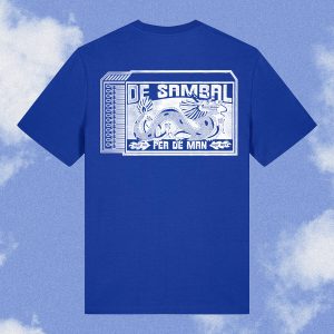 de sambal t-shirt per de man back perry de man