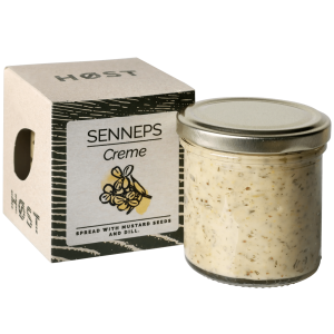 Fangst Senneps Creme met mosterdzaad en dille
