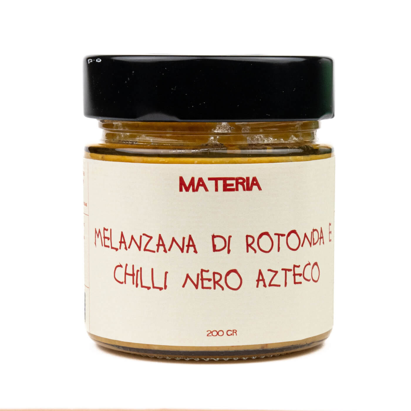 materia Rotonda-aubergine en Azteekse zwarte chilipeper